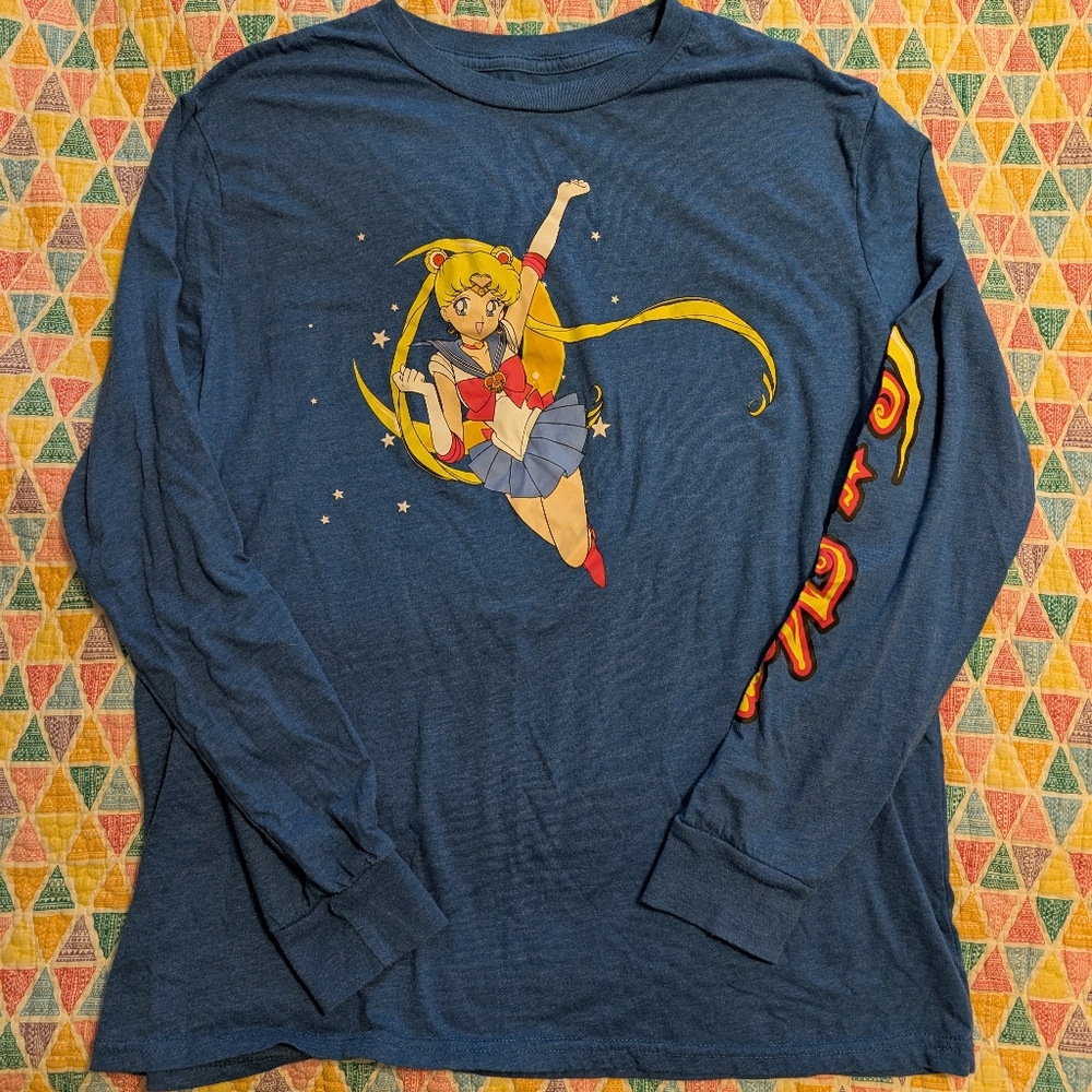 Large Sailor Moon Long Sleeve Shirt